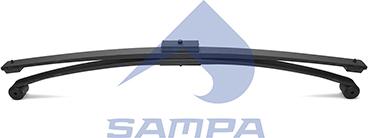 Sampa 14100248 - Багатолистові ресора autozip.com.ua
