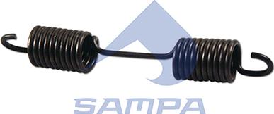 Sampa 100.098 - Пружина, гальмівна колодка autozip.com.ua