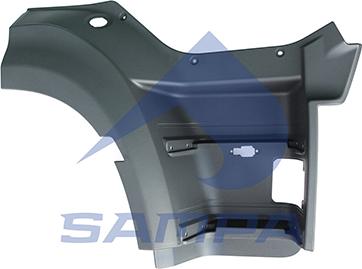 Sampa 1850 0375 - Підніжка, накладка порога autozip.com.ua