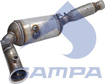 Sampa 206.275 - Середній / кінцевий глушник ОГ autozip.com.ua