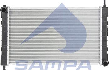 Sampa 201.010 - Радіатор, охолодження двигуна autozip.com.ua