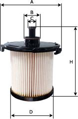 SAMPIYON FILTER CE 0308 ME - Паливний фільтр autozip.com.ua