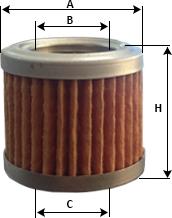 SAMPIYON FILTER CE 0307 M - Паливний фільтр autozip.com.ua