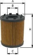 SAMPIYON FILTER CE 1049 EX - Масляний фільтр autozip.com.ua