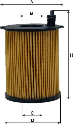 SAMPIYON FILTER CE 1121 EX - Масляний фільтр autozip.com.ua