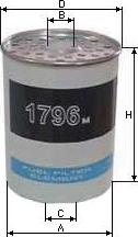 SAMPIYON FILTER CE 1796 M - Паливний фільтр autozip.com.ua