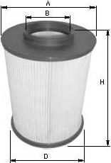 SAMPIYON FILTER CH 0099 - Повітряний фільтр autozip.com.ua