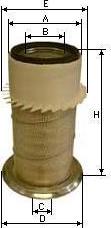 SAMPIYON FILTER CH 0031 K - Повітряний фільтр autozip.com.ua
