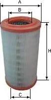 SAMPIYON FILTER CH 0100 - Повітряний фільтр autozip.com.ua