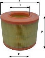 SAMPIYON FILTER CH 0112 - Повітряний фільтр autozip.com.ua