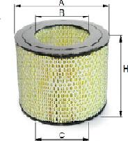 SAMPIYON FILTER CH 0133 - Повітряний фільтр autozip.com.ua
