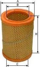 SAMPIYON FILTER CH 1004 A - Повітряний фільтр autozip.com.ua