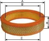 SAMPIYON FILTER CH 1067 - Повітряний фільтр autozip.com.ua