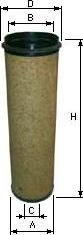 SAMPIYON FILTER CH 1255 - Повітряний фільтр autozip.com.ua
