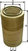 SAMPIYON FILTER CH 1160 - Повітряний фільтр autozip.com.ua