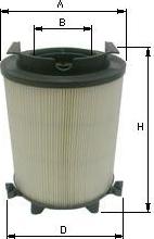 SAMPIYON FILTER CH 1299 - Повітряний фільтр autozip.com.ua