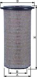SAMPIYON FILTER CH 1349 - Повітряний фільтр autozip.com.ua