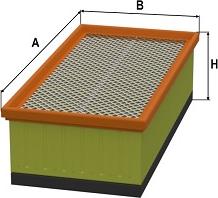 SAMPIYON FILTER CP 0136 SF - Повітряний фільтр autozip.com.ua