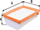 SAMPIYON FILTER CP 0146 - Повітряний фільтр autozip.com.ua