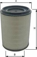 SAMPIYON FILTER CR 0058 - Повітряний фільтр autozip.com.ua
