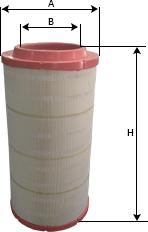 SAMPIYON FILTER CR 0155 L - Повітряний фільтр autozip.com.ua