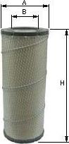 SAMPIYON FILTER CR 0093 - Повітряний фільтр autozip.com.ua