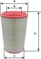 SAMPIYON FILTER CR 0190 - Повітряний фільтр autozip.com.ua