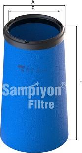 SAMPIYON FILTER CR 0270 - Повітряний фільтр autozip.com.ua