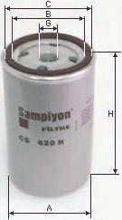 SAMPIYON FILTER CS 0620 H - Масляний фільтр autozip.com.ua