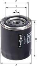 SAMPIYON FILTER CS 0625 H - Масляний фільтр autozip.com.ua