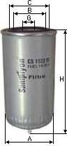 SAMPIYON FILTER CS 1647 M MB - Паливний фільтр autozip.com.ua