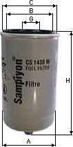 SAMPIYON FILTER CS 1438 M - Паливний фільтр autozip.com.ua