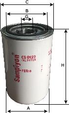 SAMPIYON FILTER CS 0242 - Масляний фільтр autozip.com.ua