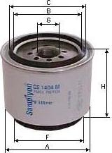 SAMPIYON FILTER CS 1404 M - Паливний фільтр autozip.com.ua