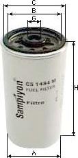 SAMPIYON FILTER CS 1484 M - Паливний фільтр autozip.com.ua