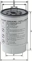 SAMPIYON FILTER CS 1556 M - Паливний фільтр autozip.com.ua