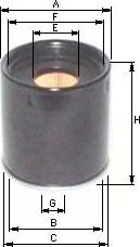 SAMPIYON FILTER CS 1670 M - Паливний фільтр autozip.com.ua