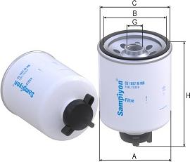 SAMPIYON FILTER CS 1687 M MB - Паливний фільтр autozip.com.ua