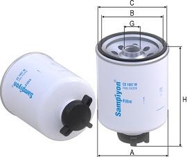 SAMPIYON FILTER CS 1687 M - Паливний фільтр autozip.com.ua