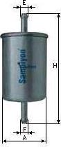 SAMPIYON FILTER CS 3008 M - Паливний фільтр autozip.com.ua