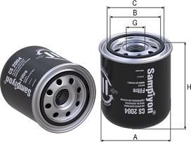 SAMPIYON FILTER CS 2004 - Повітряний фільтр autozip.com.ua