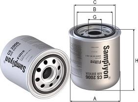 SAMPIYON FILTER CS 2006 - Повітряний фільтр autozip.com.ua