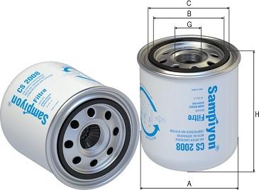 SAMPIYON FILTER CS 2008 - Повітряний фільтр autozip.com.ua