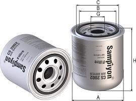 SAMPIYON FILTER CS 2002 - Повітряний фільтр autozip.com.ua
