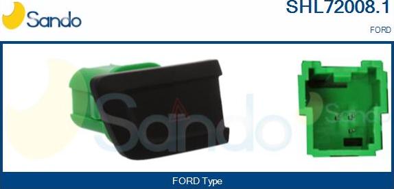 Sando SHL72008.1 - Покажчик аварійної сигналізації autozip.com.ua