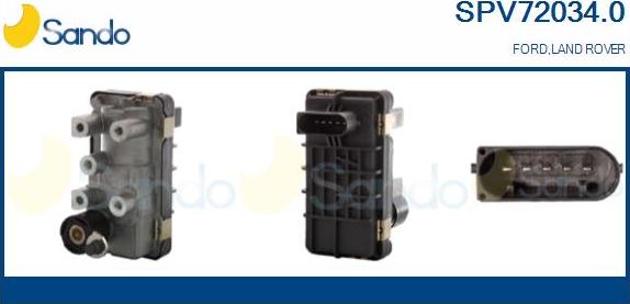 Sando SPV72034.0 - Клапан регулювання тиск наддуву autozip.com.ua