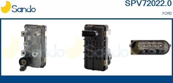 Sando SPV72022.0 - Клапан регулювання тиск наддуву autozip.com.ua
