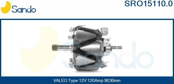 Sando SRO15110.0 - Ротор, генератор autozip.com.ua