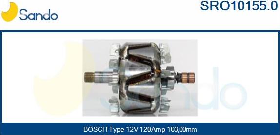 Sando SRO10155.0 - Ротор, генератор autozip.com.ua