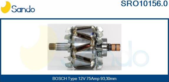 Sando SRO10156.0 - Ротор, генератор autozip.com.ua